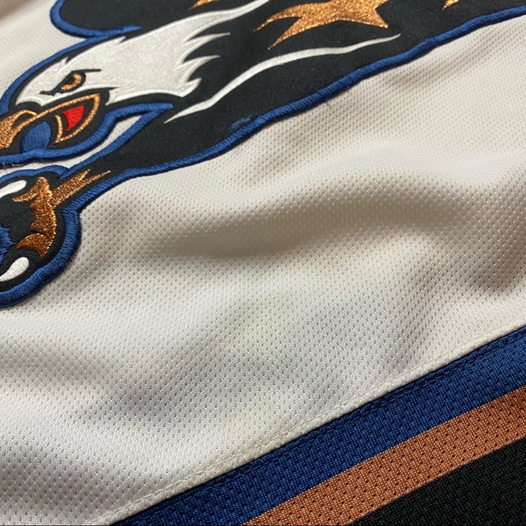 Vintage NHL Washington Capitals Jersey Mens XL White Pro Player 2001-2002 - Picture 10 of 12